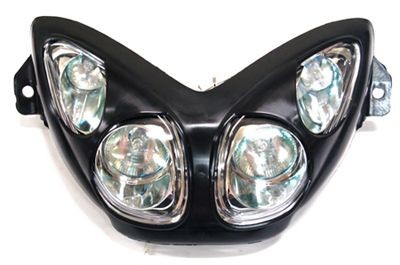 koplampunit Aerox halogeen zwart  DMP